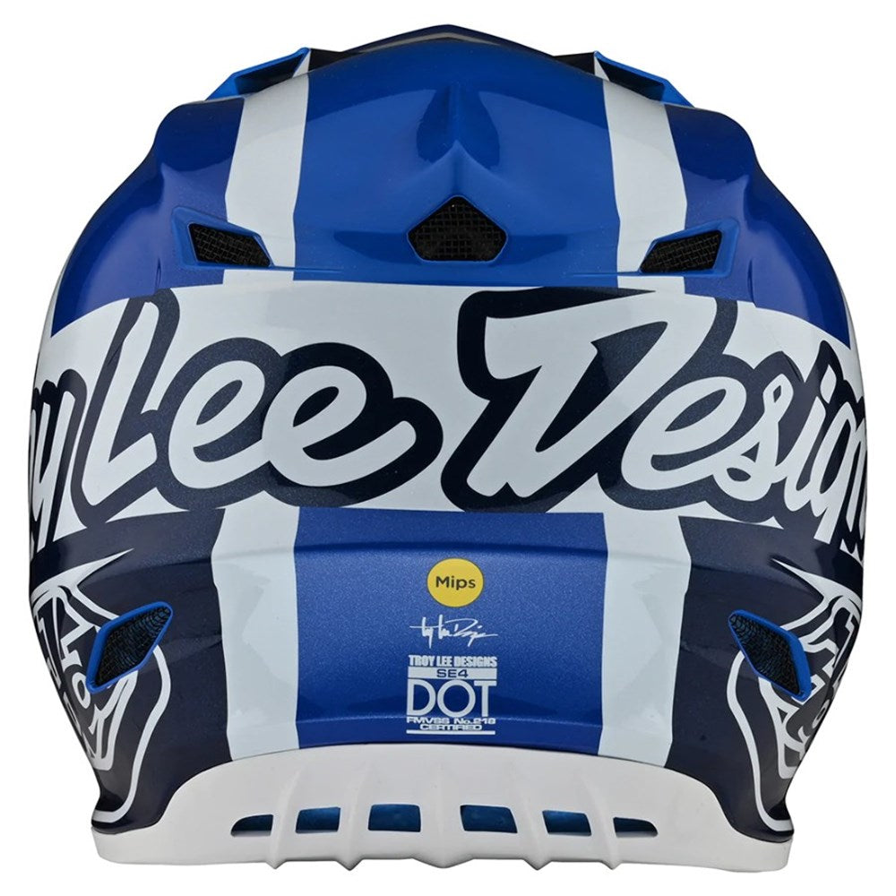 Troy Lee Designs 24.1 SE4 Helmet - Quattro Blue Large