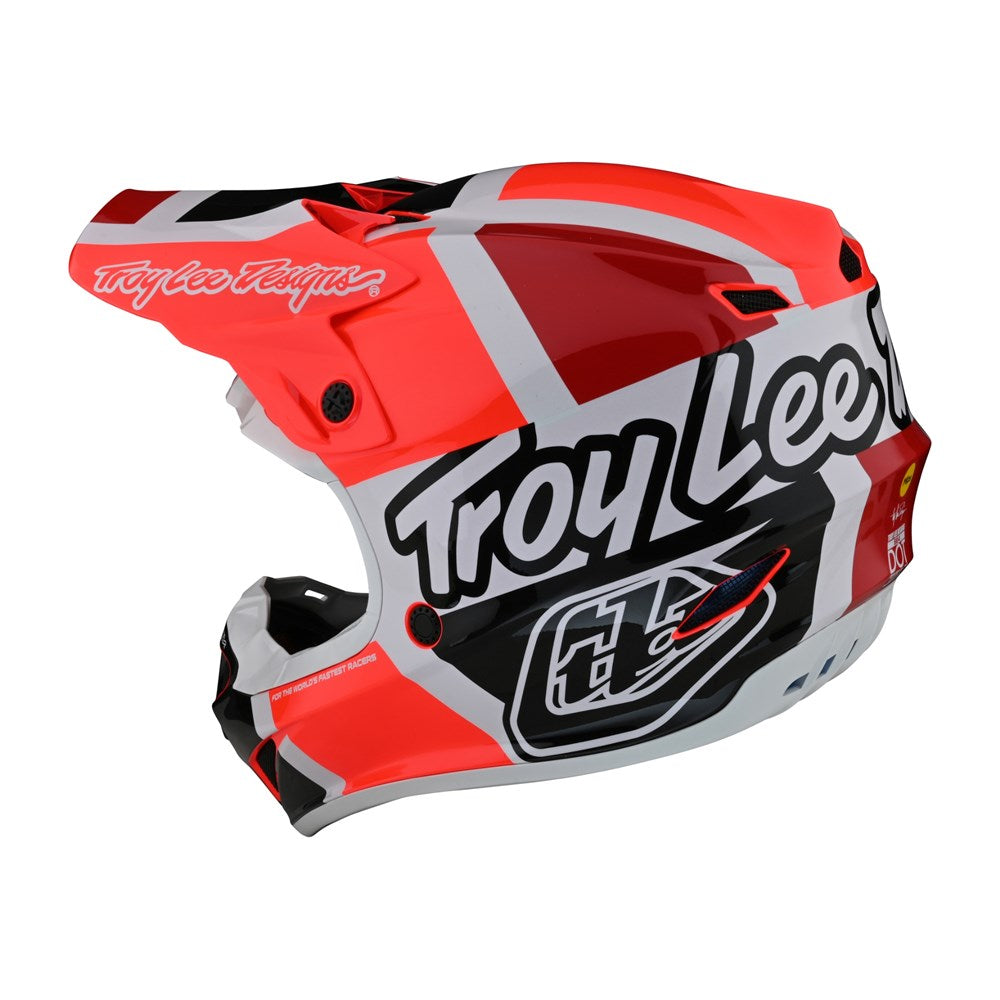 Troy Lee Designs 24.1 SE4 Helmet - Quattro Red Xtra Large