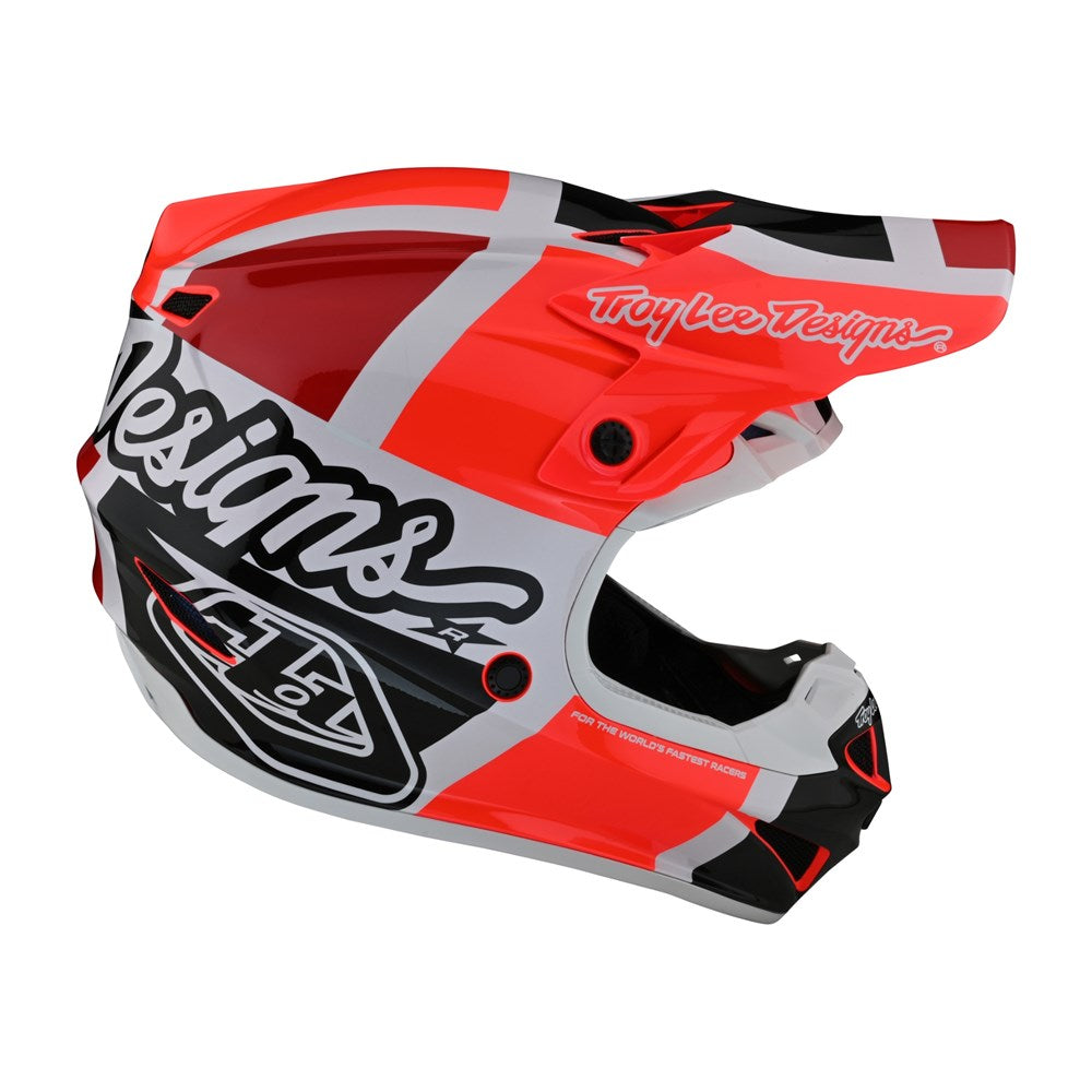 Troy Lee Designs 24.1 SE4 Helmet - Quattro Red Xtra Large