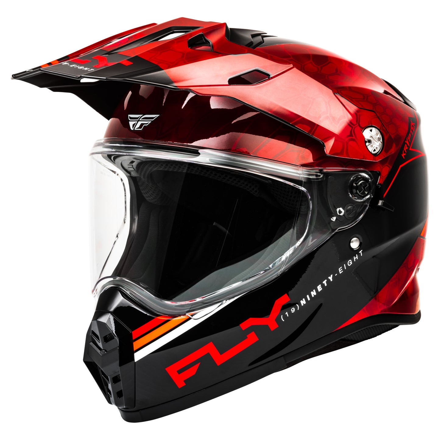 Fly Trekker Helmet Kryptek Conceal - Red / Black