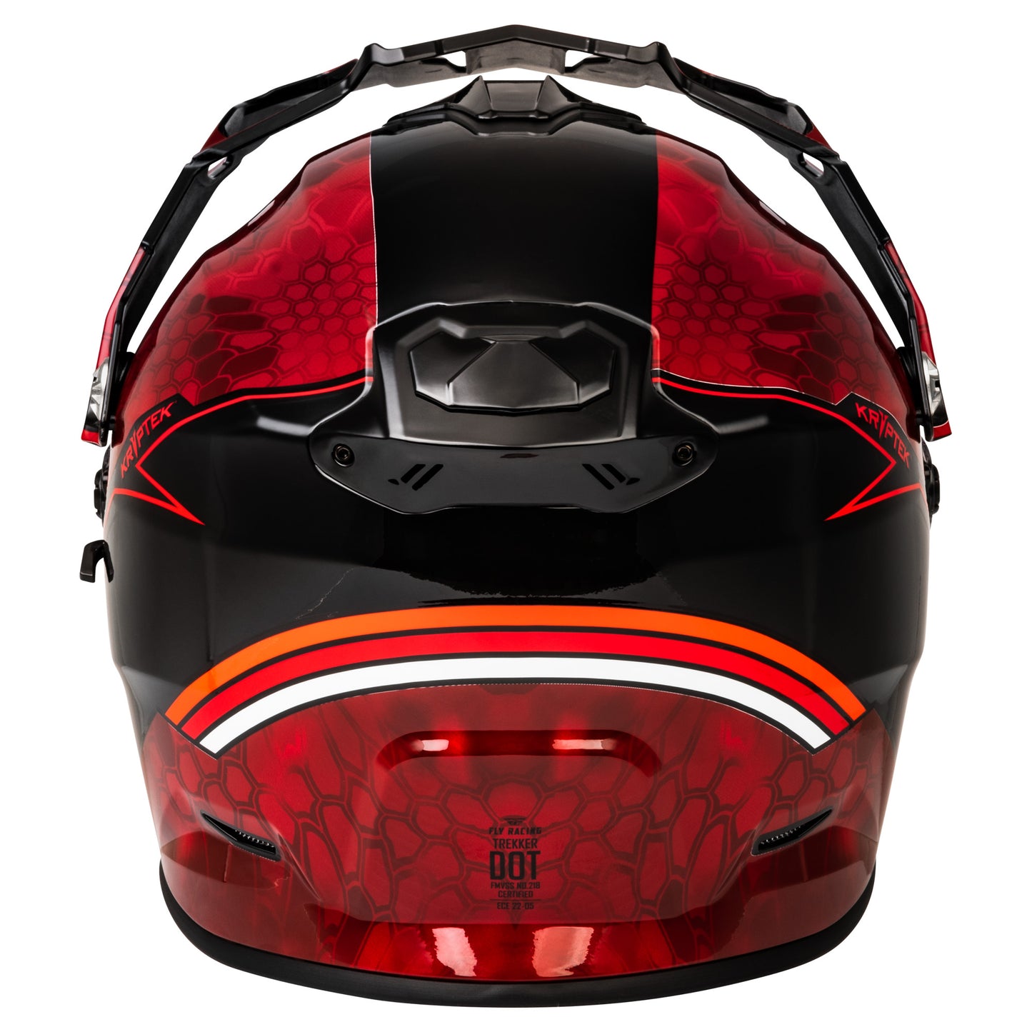 Fly Trekker Helmet Kryptek Conceal - Red / Black