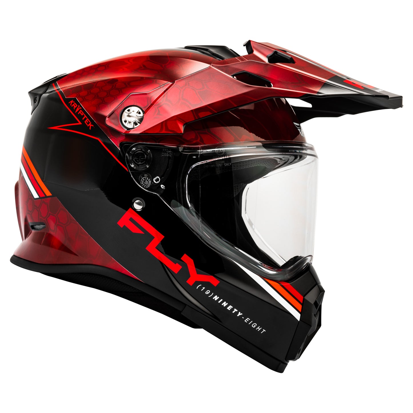Fly Trekker Helmet Kryptek Conceal - Red / Black