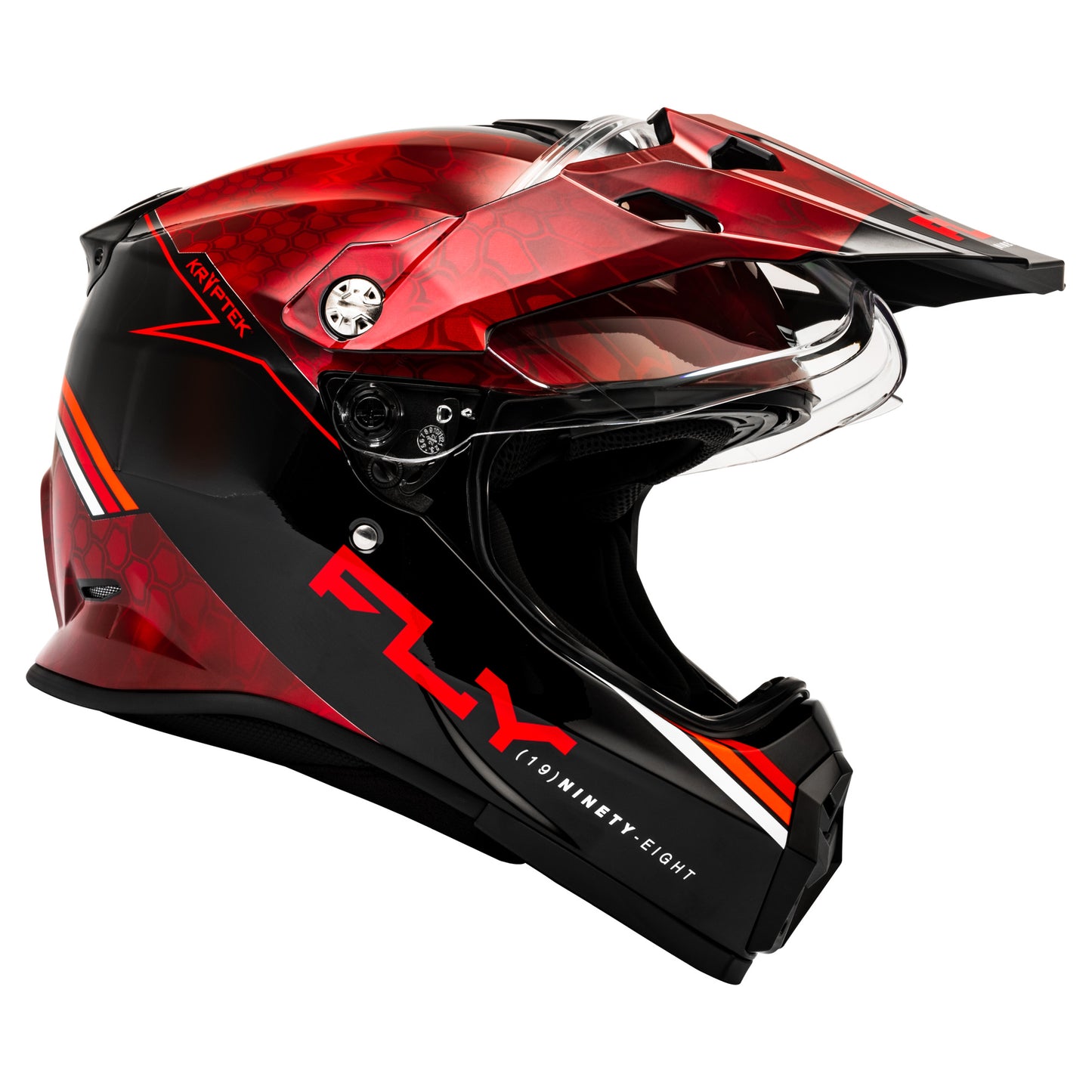 Fly Trekker Helmet Kryptek Conceal - Red / Black