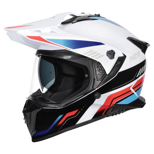 M2R Navigator Venture PC-10 Helmet - Red / White / Blue