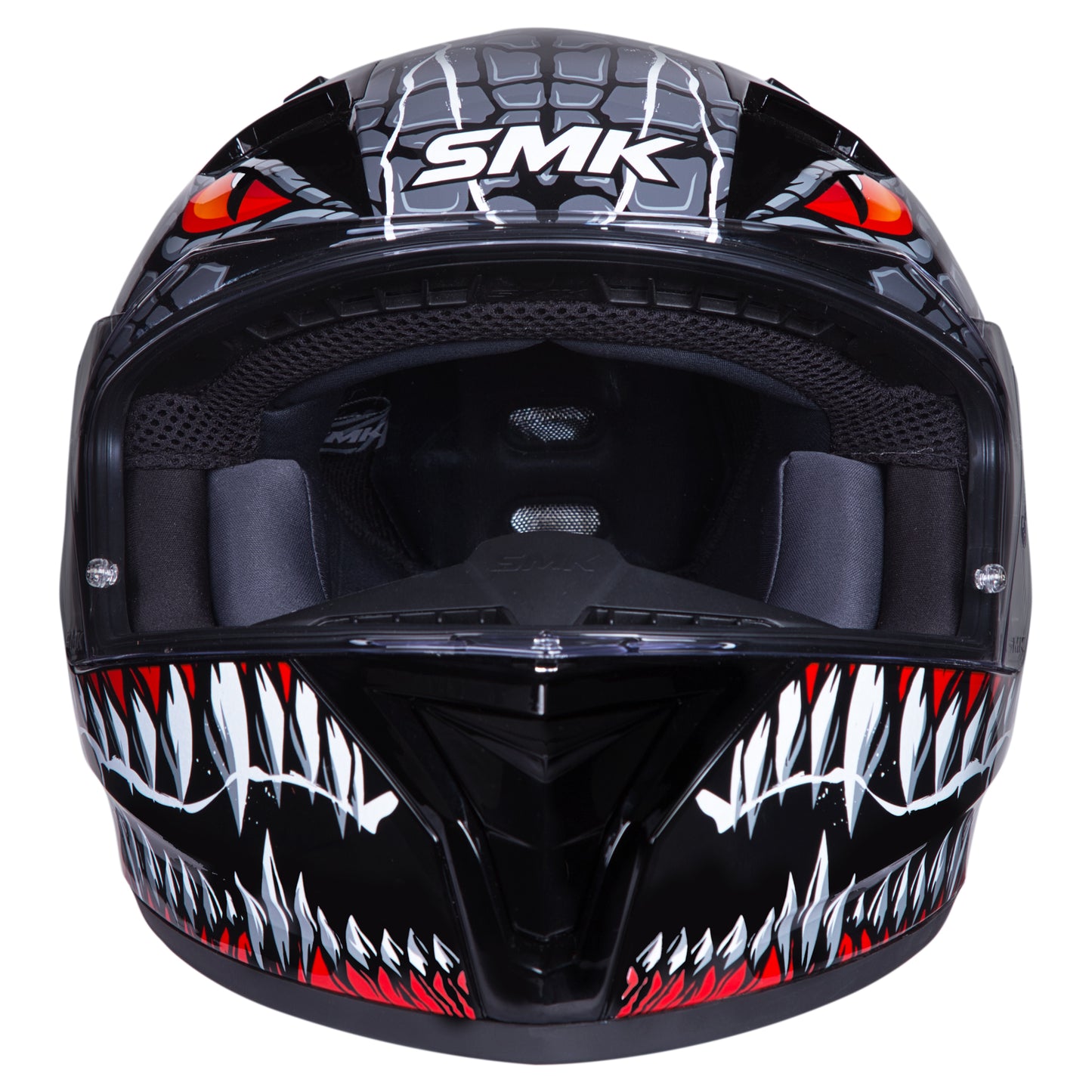 SMK Stellar Taotei Helmet - Black / Red GL263