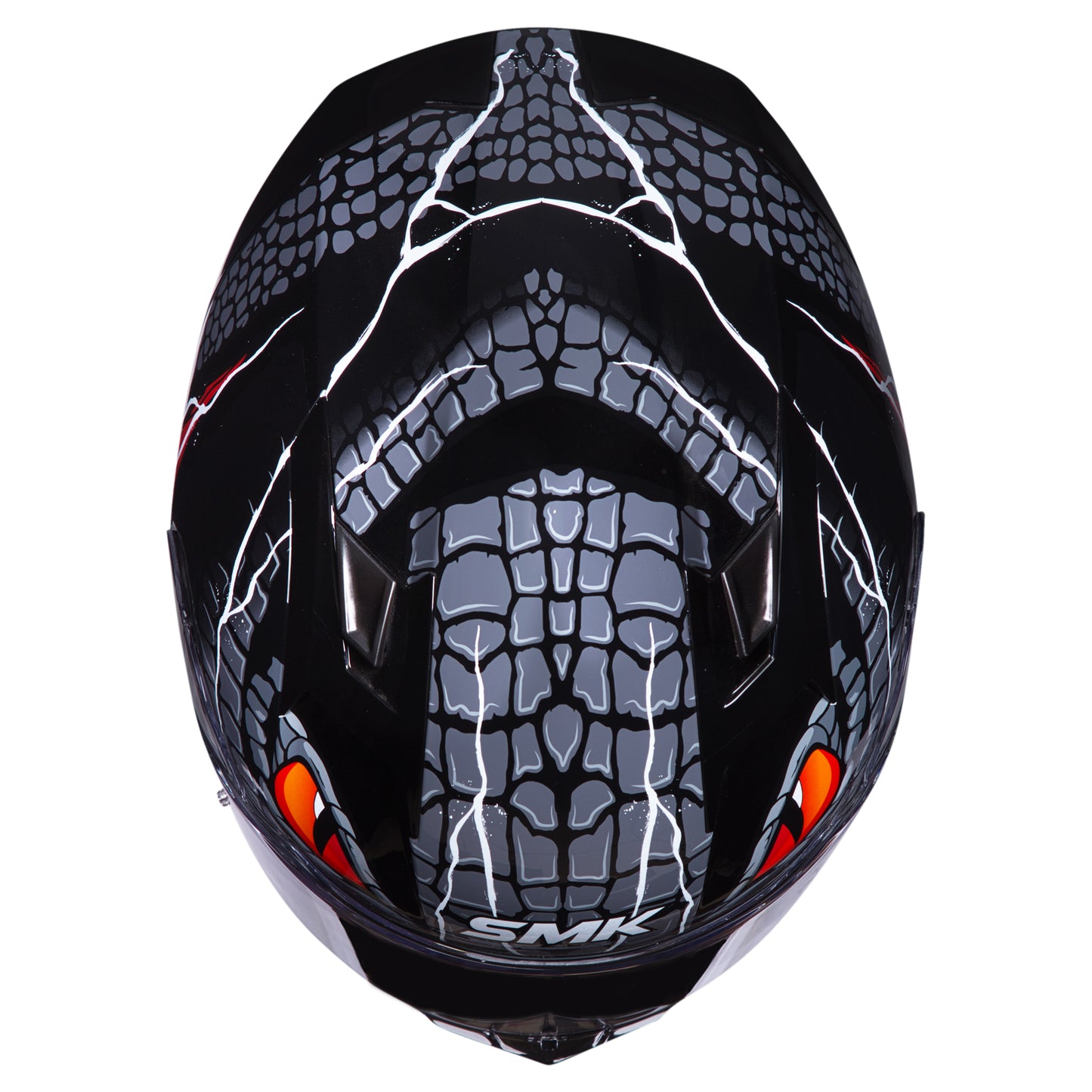 SMK Stellar Taotei Helmet - Black / Red GL263