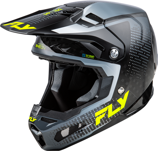 Fly Formula S Protocol Helmet - Grey / Hi-Vis
