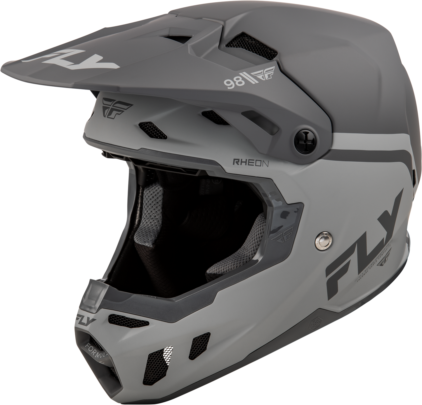 Fly Youth Formula CC Objective Helmet - Matt Black/Grey