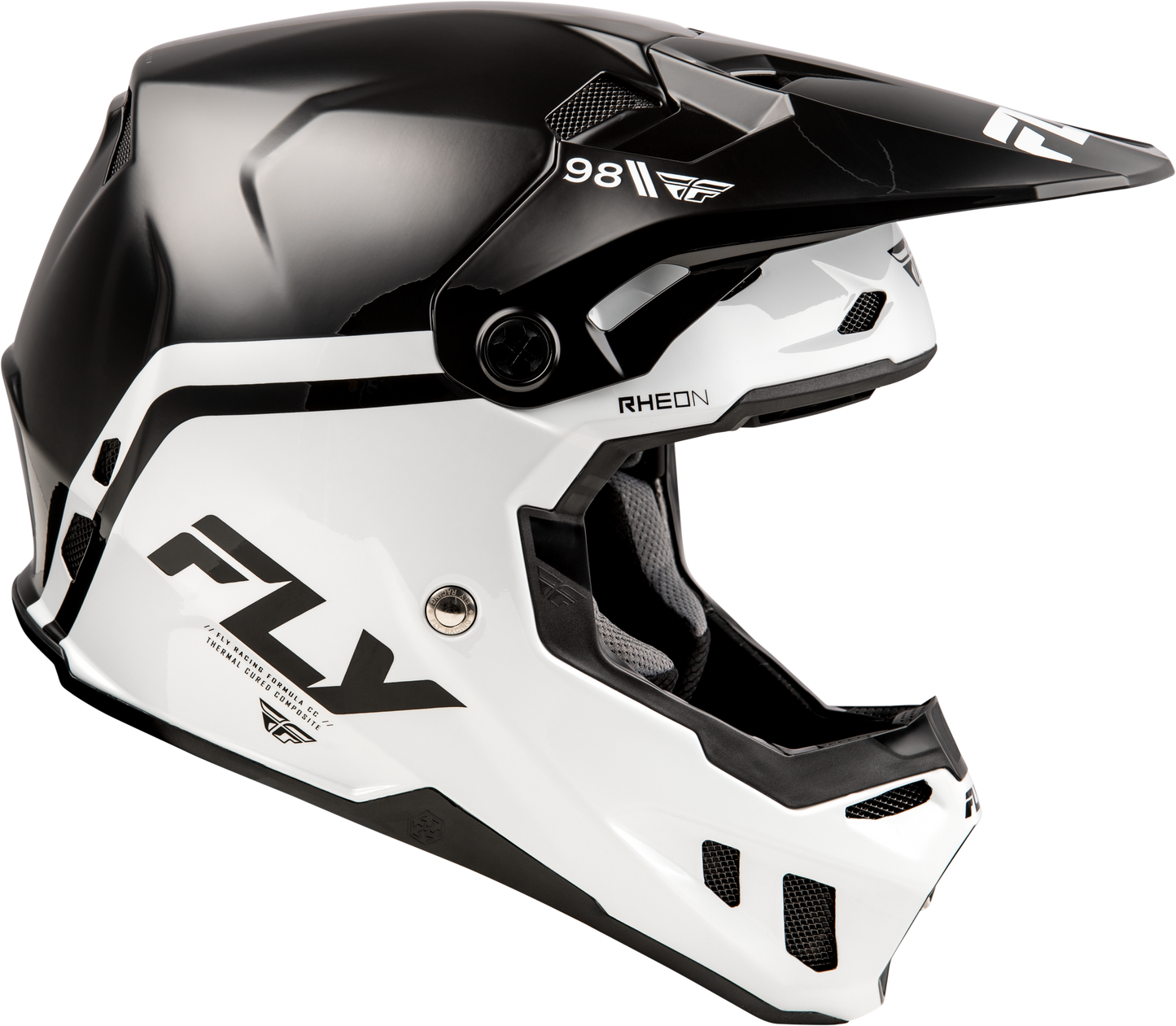 Fly Youth Formula CC Objective Helmet - Black/White