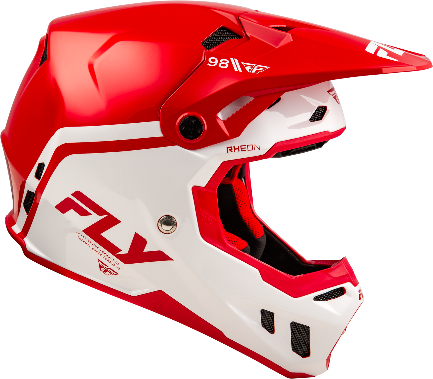 Fly Formula CC Objective Helmet - Red / White