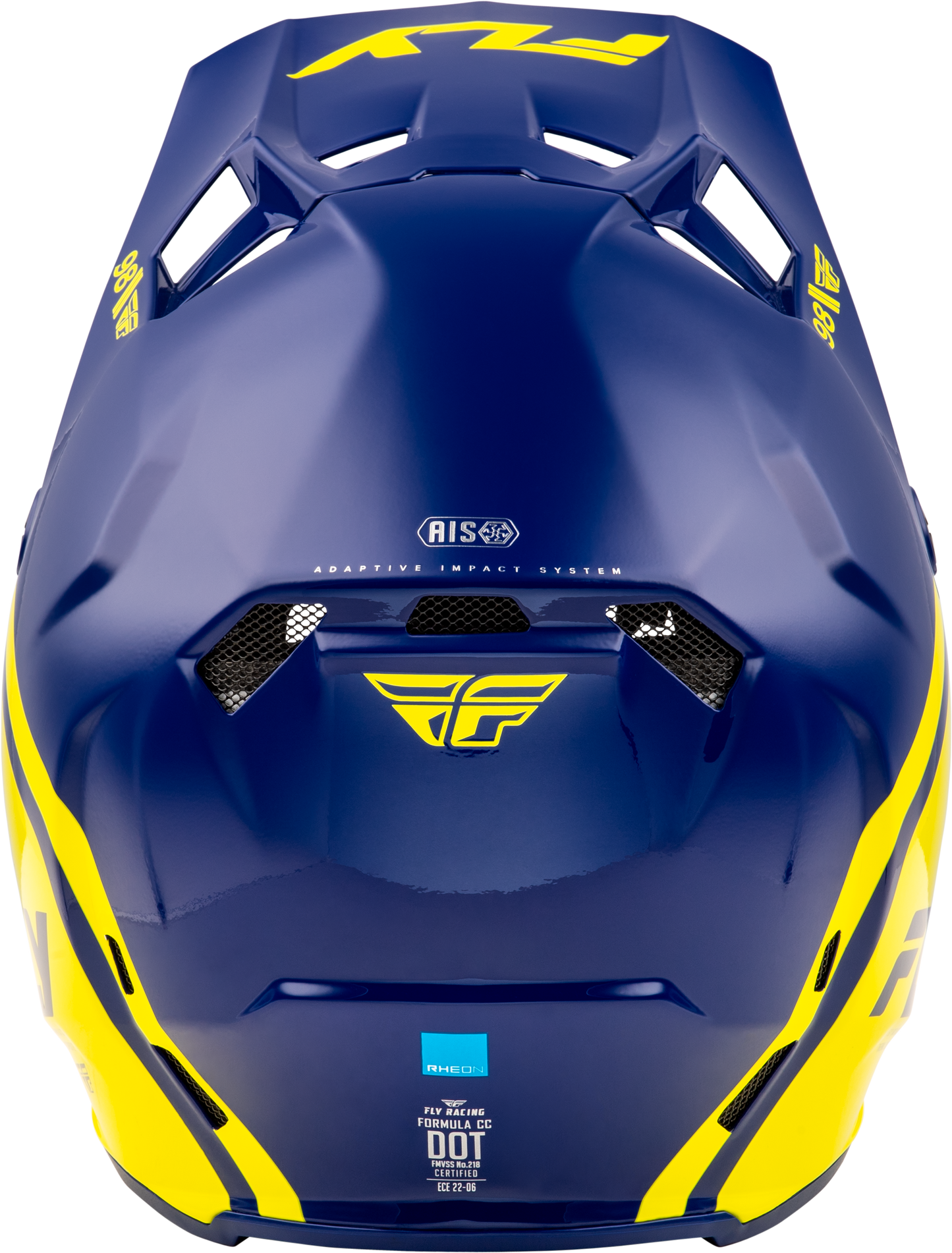 Fly Formula CC Objective Helmet - Navy / Yellow