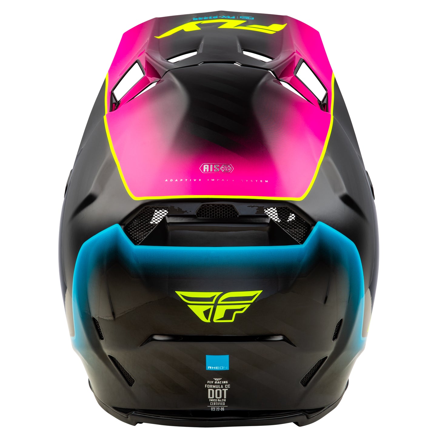Fly Formula CC L.E Underglow Helmet - Black / Pink / Blue
