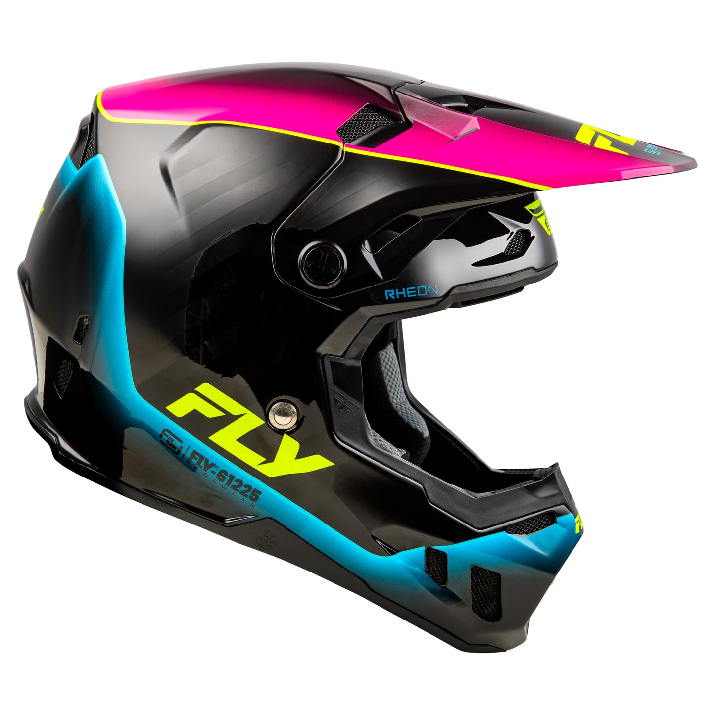 Fly Formula CC L.E Underglow Helmet - Black / Pink / Blue
