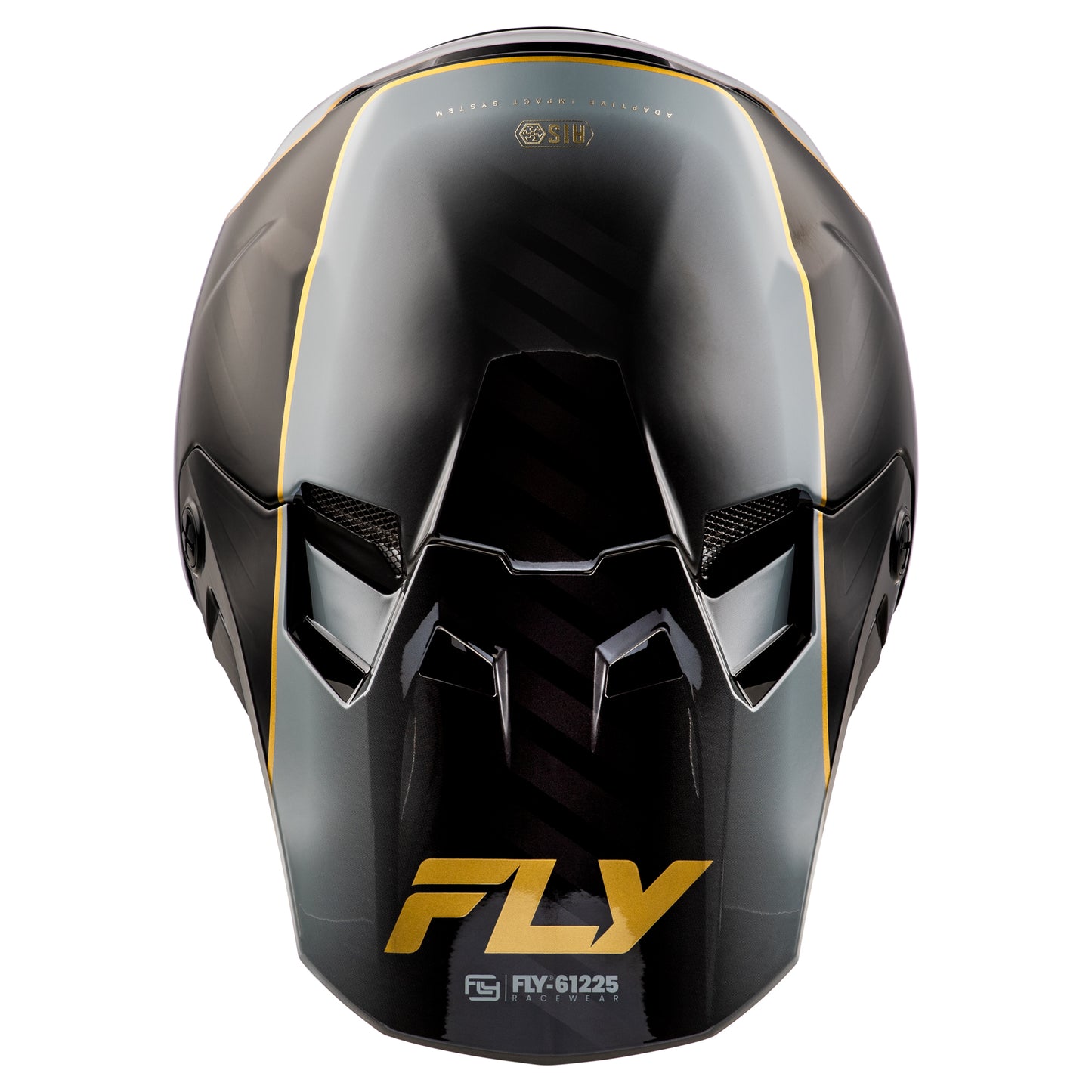 Fly Formula CC L.E Underglow Helmet - Black / Grey / Gold