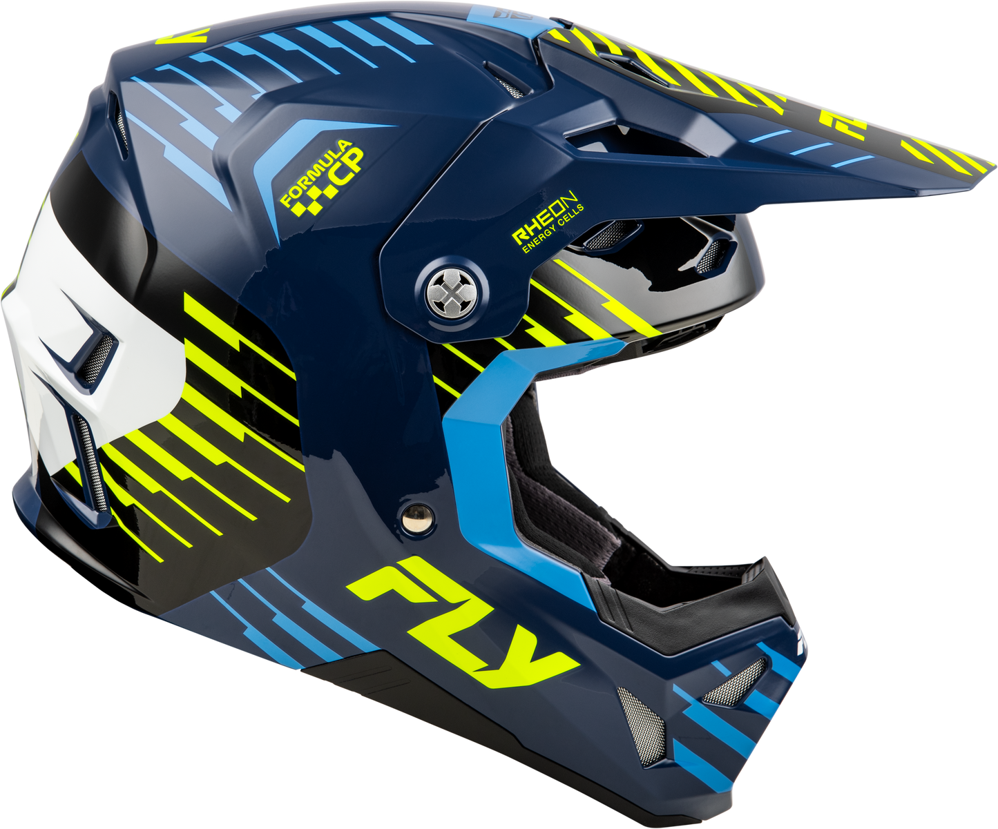 Fly Formula CP Slice Helmet - Navy / Hi-Vis