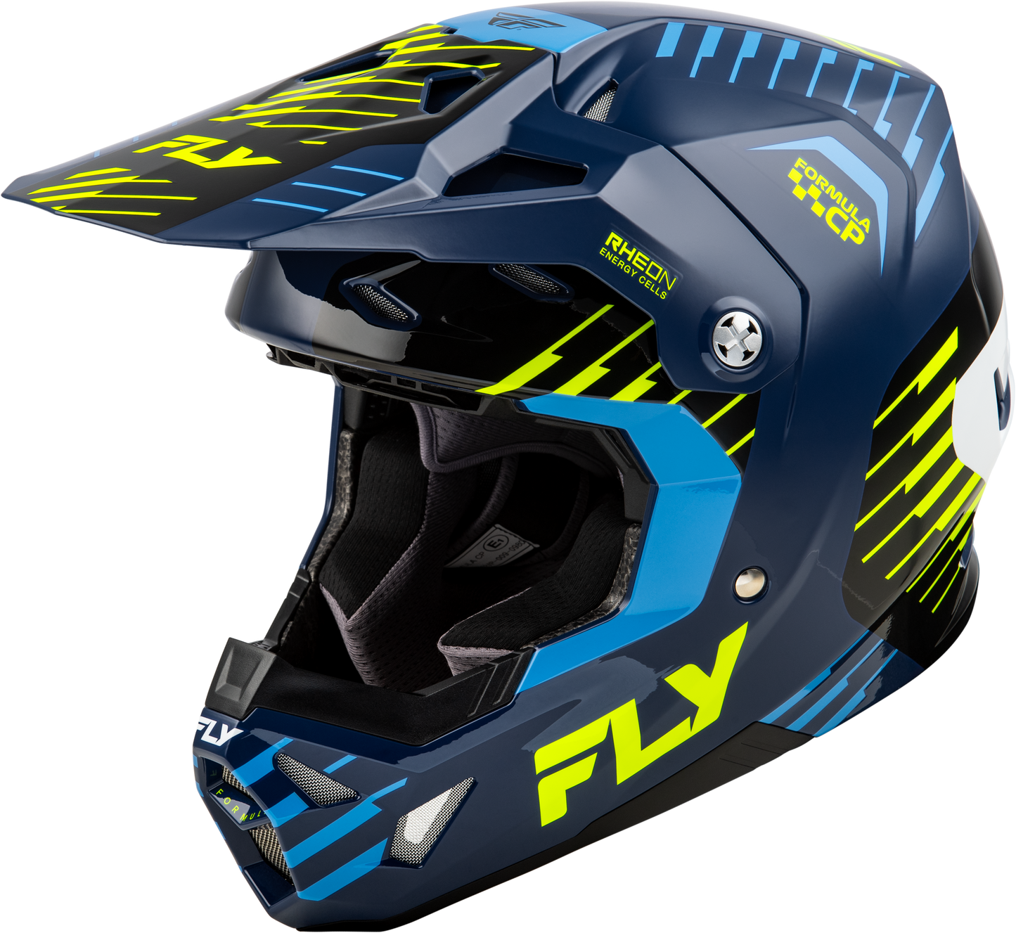 Fly Formula CP Slice Helmet - Navy / Hi-Vis