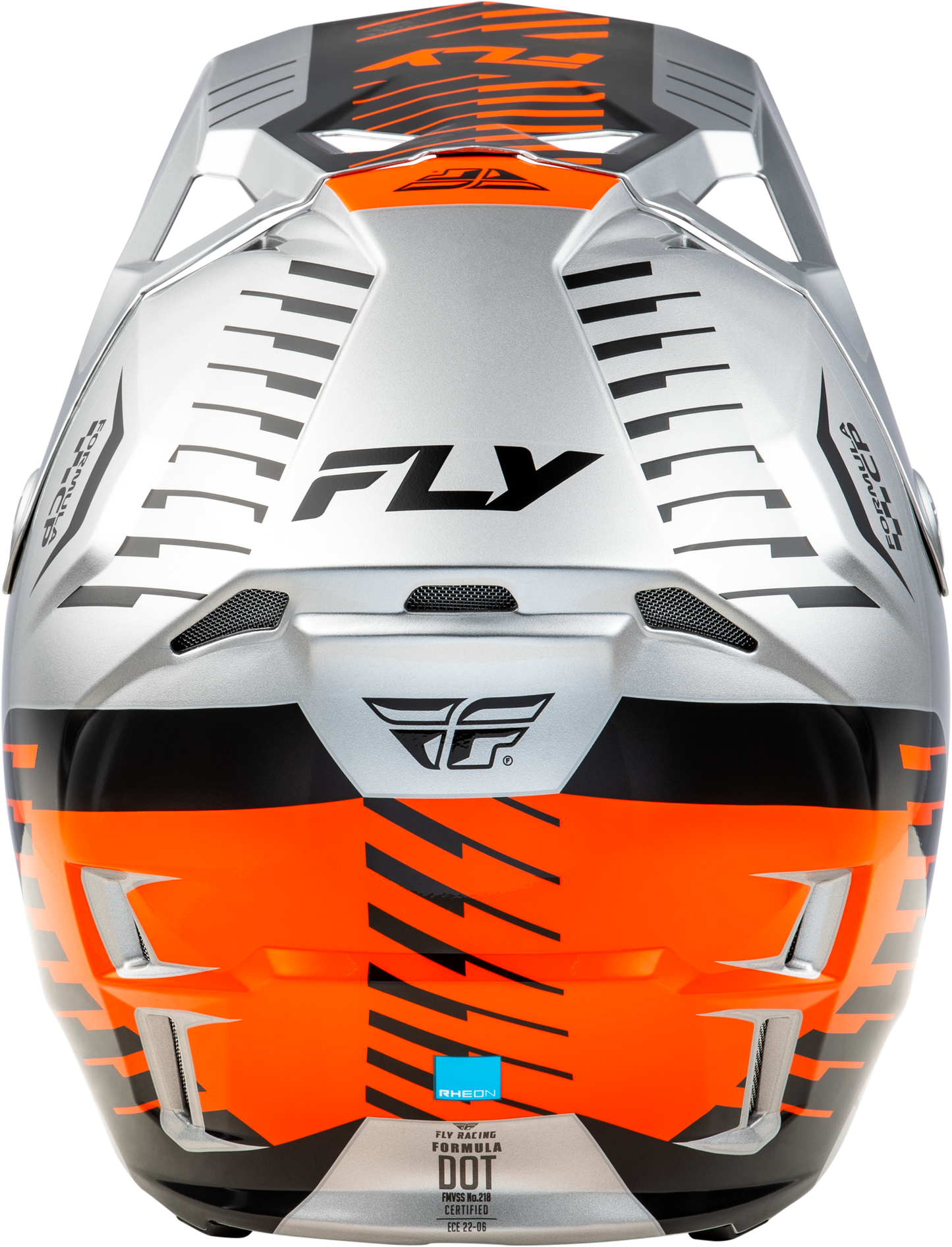 Fly Youth Formula CP Helmet - Grey/Orange/Black