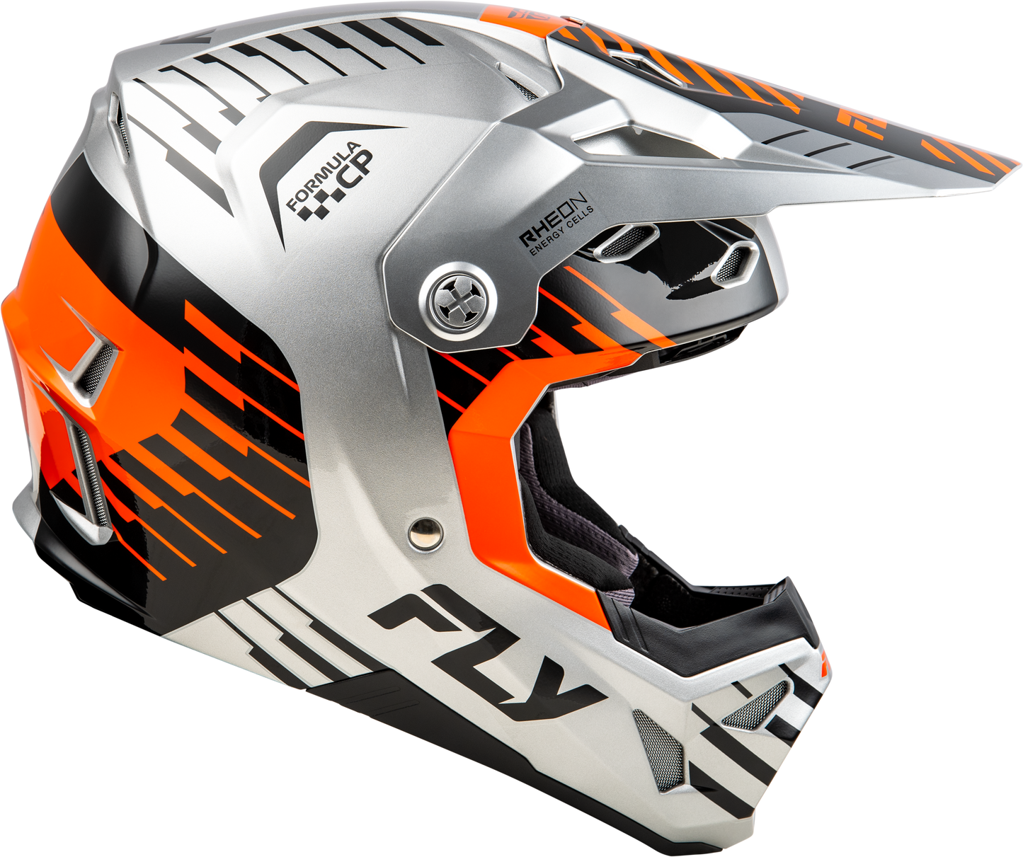 Fly Youth Formula CP Helmet - Grey/Orange/Black