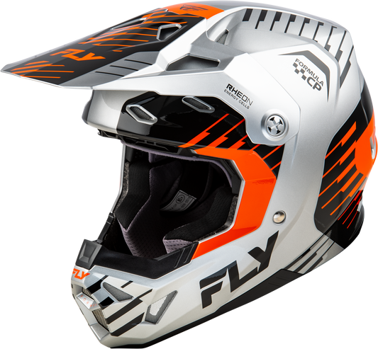 Fly Youth Formula CP Helmet - Grey/Orange/Black