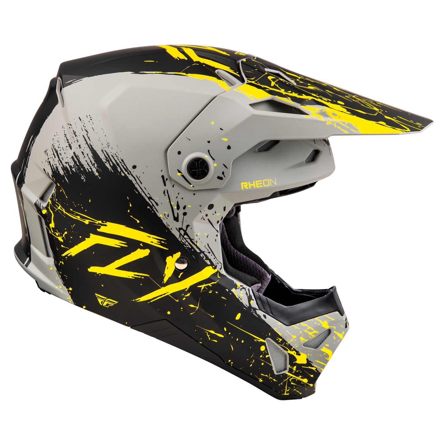 Fly Formula CP Manic L.E Helmet - Grey / Black / Yellow