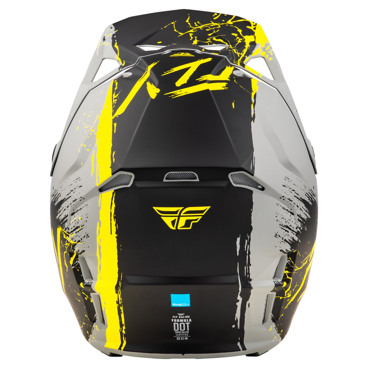 Fly Formula CP Manic L.E Helmet - Grey / Black / Yellow
