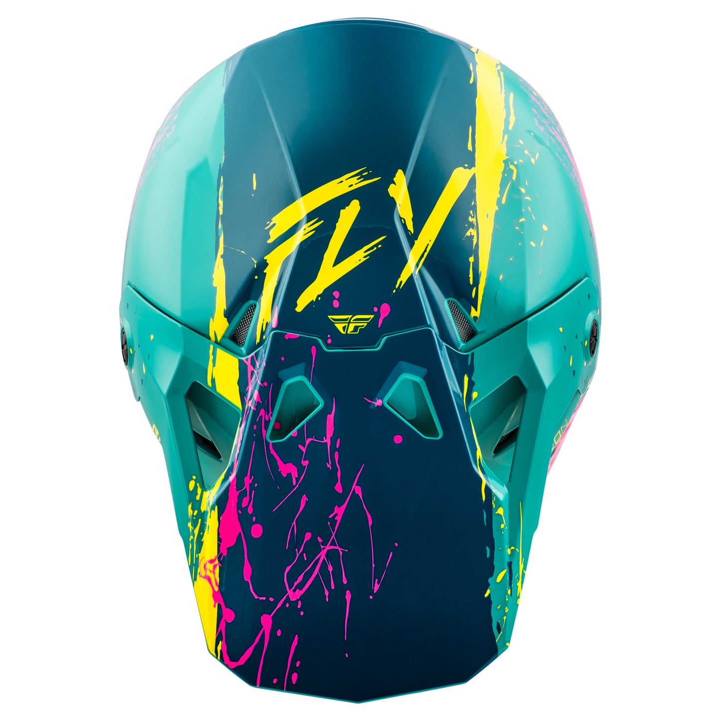 Fly Formula CP L.E Manic Helmet - Blue / Pink / Yellow