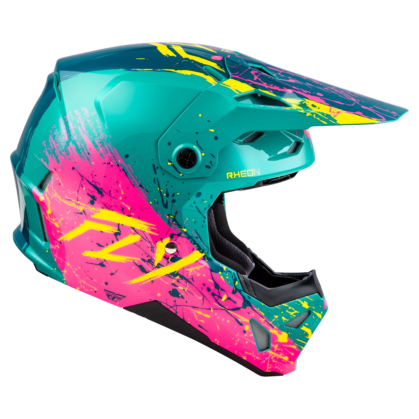 Fly Formula CP L.E Manic Helmet - Blue / Pink / Yellow
