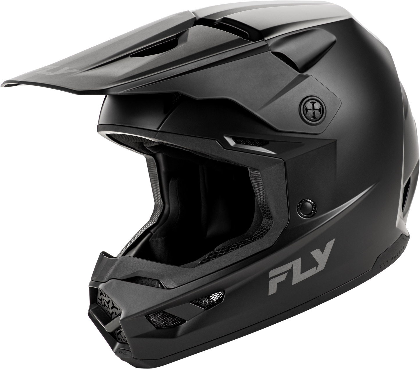 Fly Youth Kinetic Helmet - Matt Black