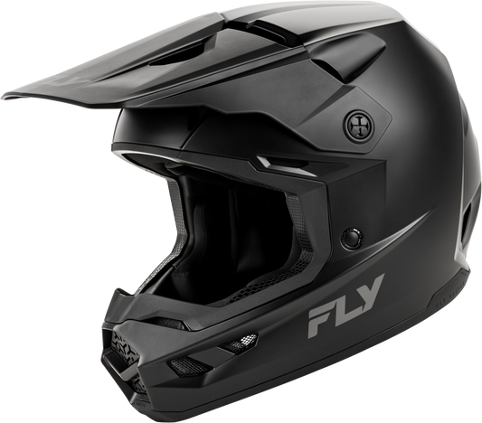 Fly Youth Kinetic Helmet - Matt Black
