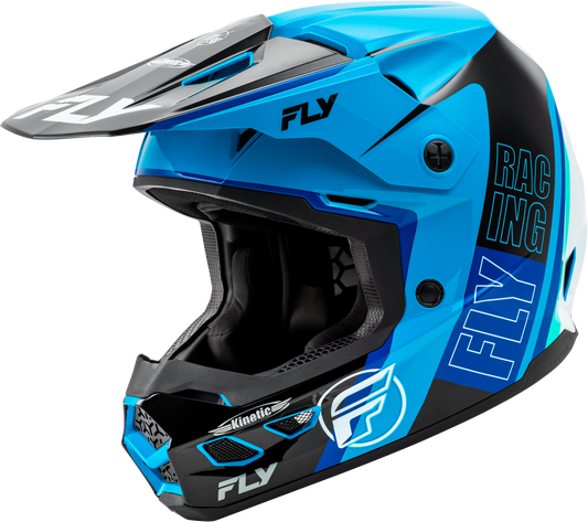 Fly Kinetic Rally Helmet - Blue / Black / White