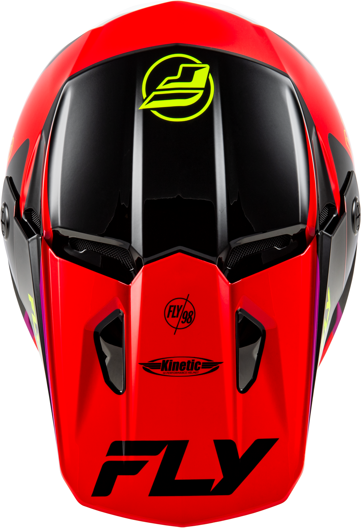 Fly Kinetic Rally Helmet - Red / Black / White