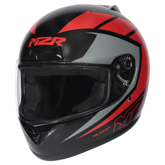 M2R M1 Helmet - Carve PC-1F Black Red
