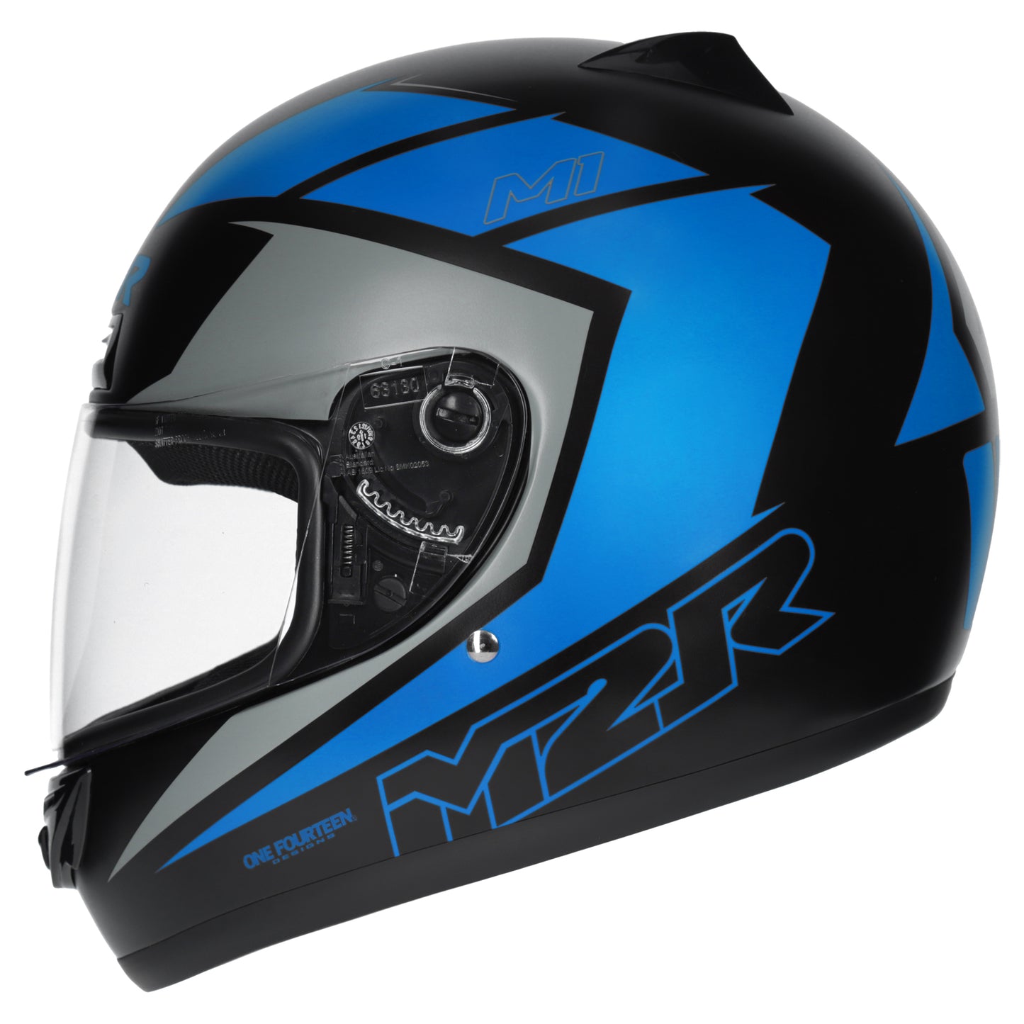 M2R M1 Helmet - Carve PC-2F Black Blue