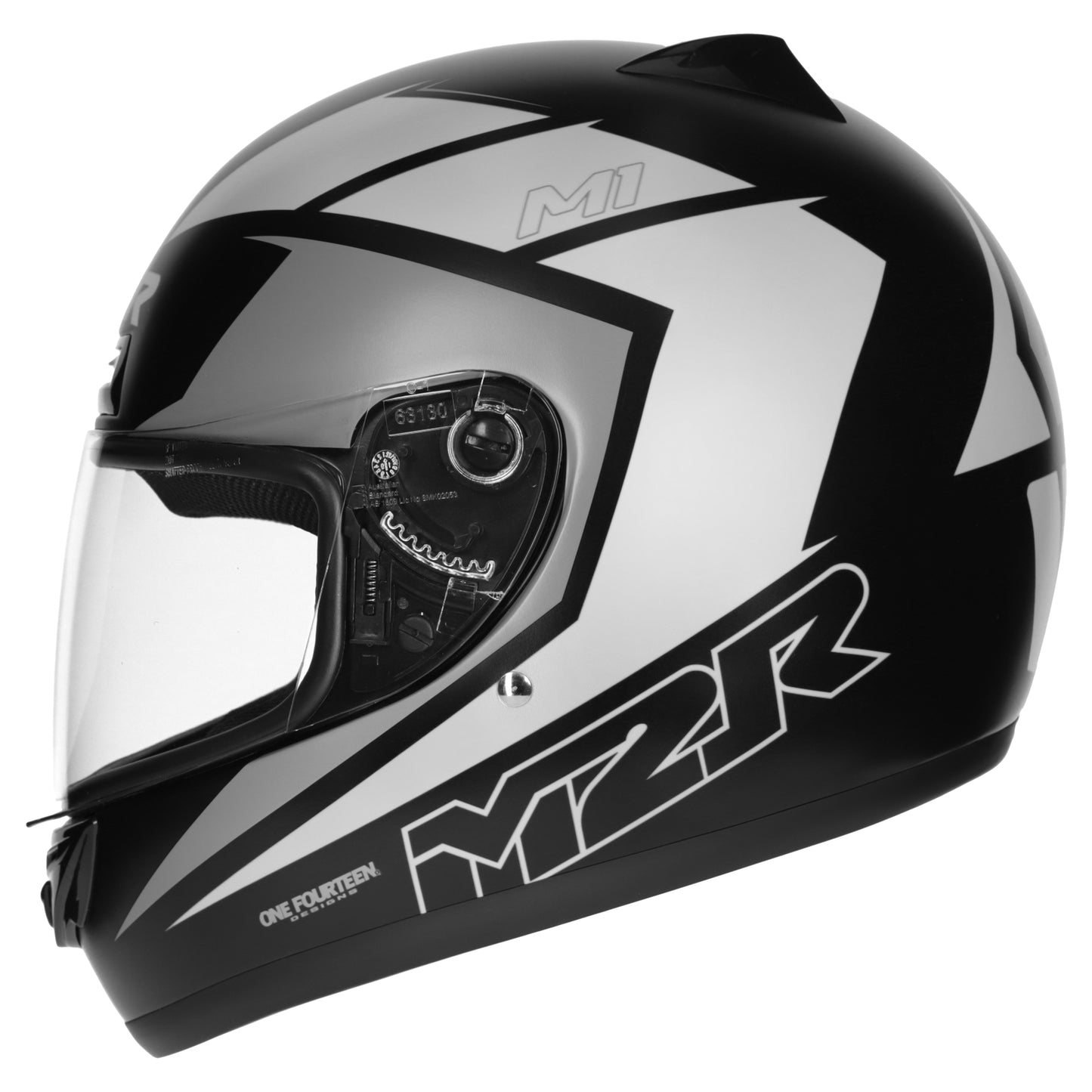 M2R M1 Helmet Carve PC-5F Helmet - Black / Grey