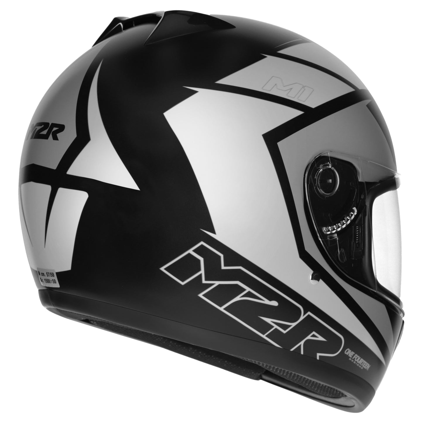 M2R M1 Helmet Carve PC-5F Helmet - Black / Grey
