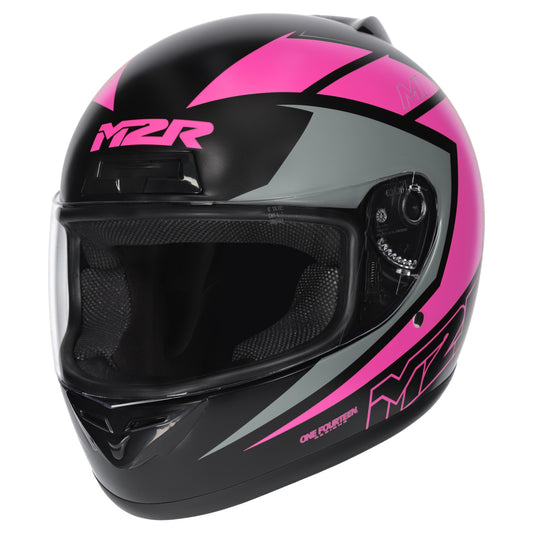 M2R M1 Helmet - Carve PC-7F Black Pink