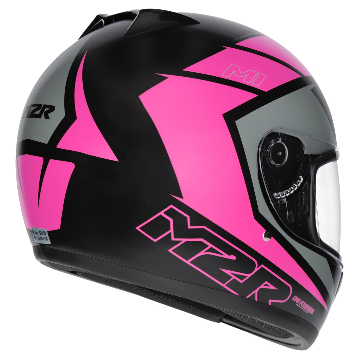 M2R M1 Helmet - Carve PC-7F Black Pink