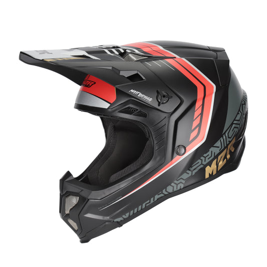 M2R X4 EVO Paradigm PC-1F Helmet - Black / Red