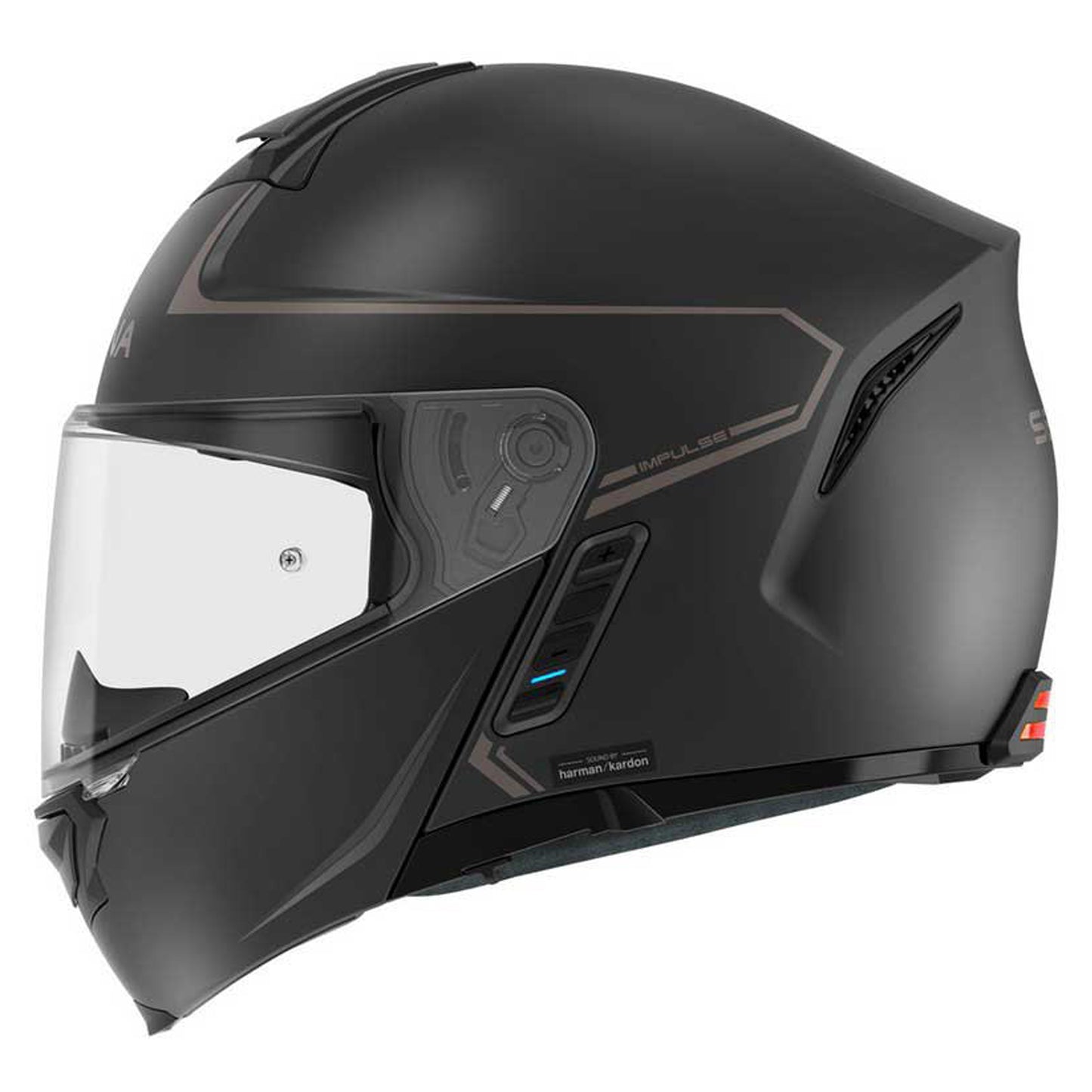 Sena Impulse 06 Bluetooth Modular Helmet - Matt Black