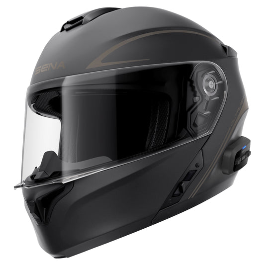 Sena Outrush R Bluetooth Modular Helmet - Matt Black