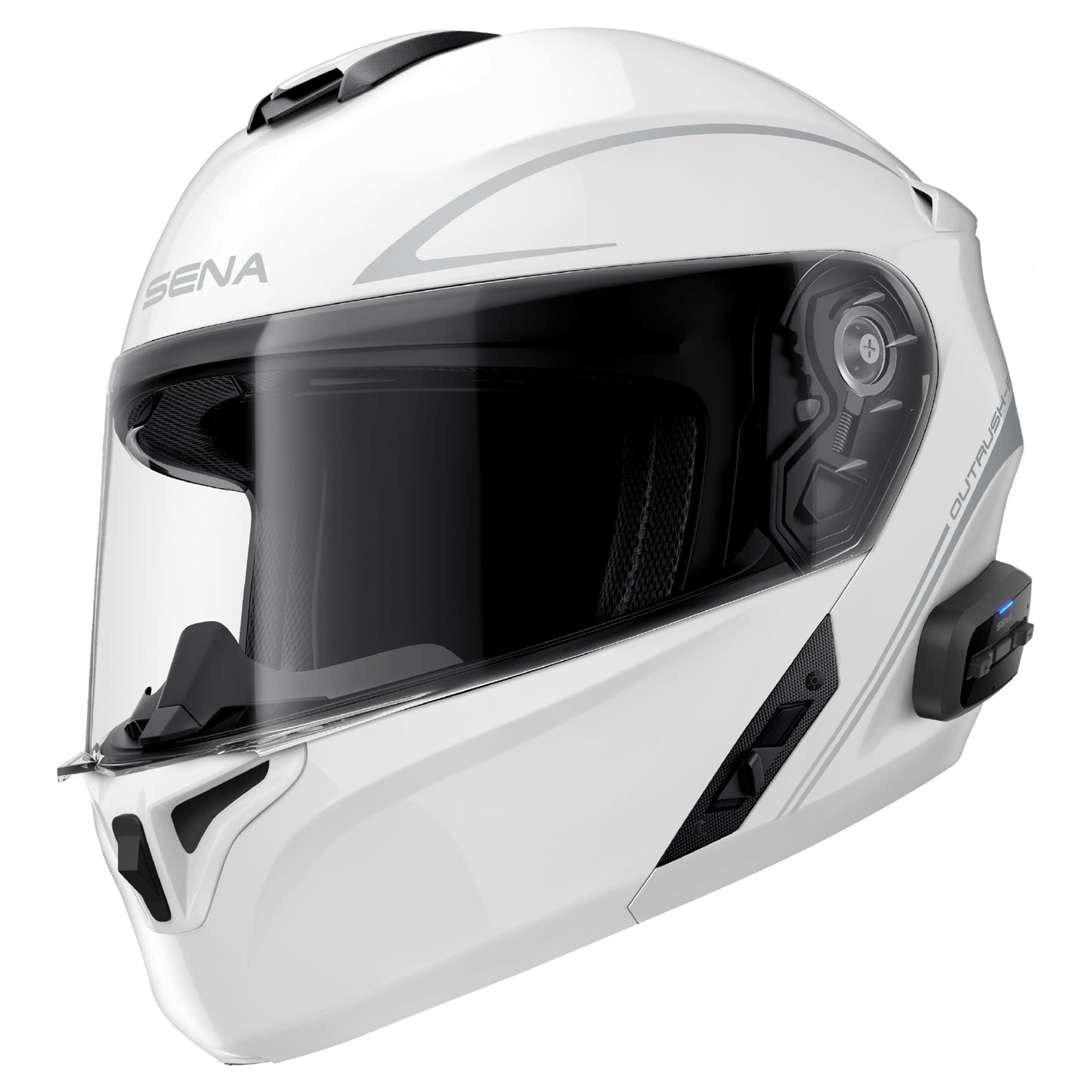 Sena Outrush R 06 Bluetooth Modular Helmet - White