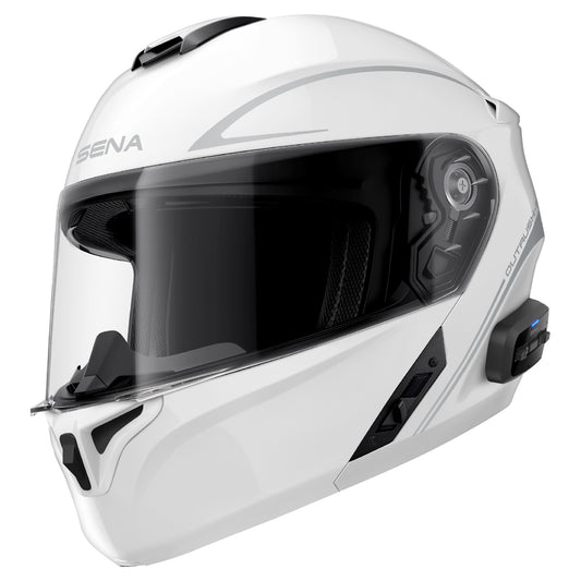 Sena Outrush R 06 Bluetooth Modular Helmet - White