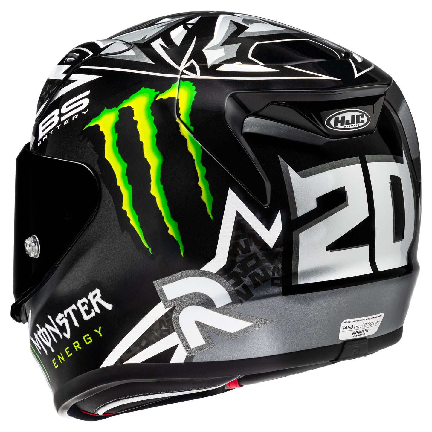 HJC RPHA 12 Helmet Quartararo Replica Helmet - Black