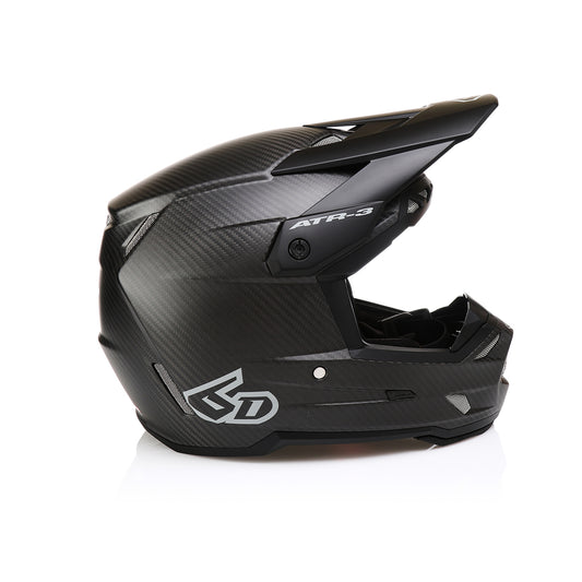 6D ATR-3 Helmet - Matt Black Carbon