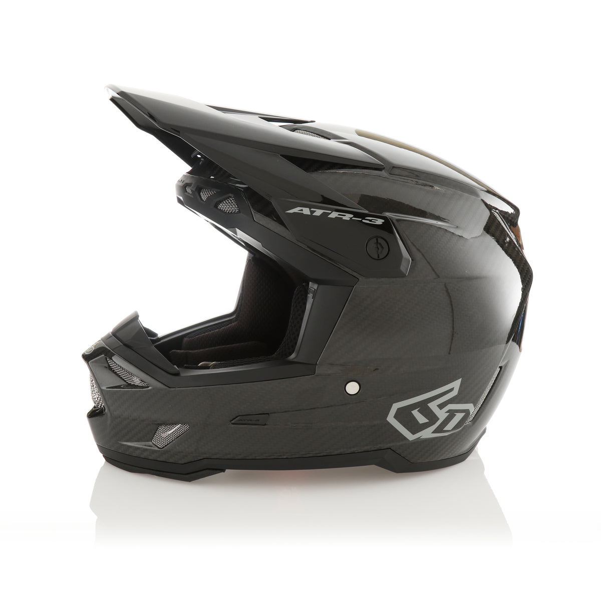 6D ATR-3 Helmet Carbon - Gloss Black
