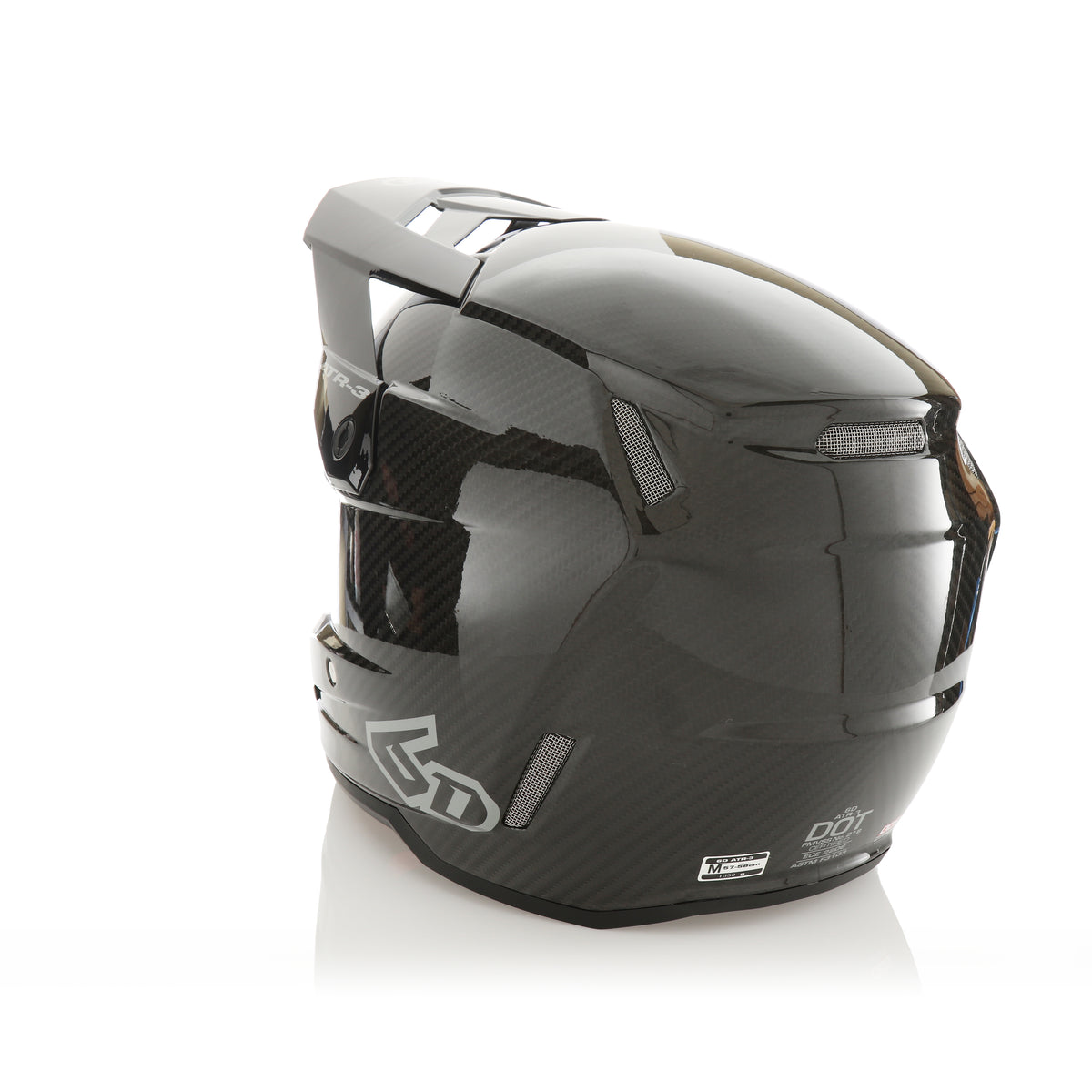 6D ATR-3 Helmet Carbon - Gloss Black