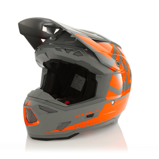 6D ATR-3 Hex Helmet - Neon Orange