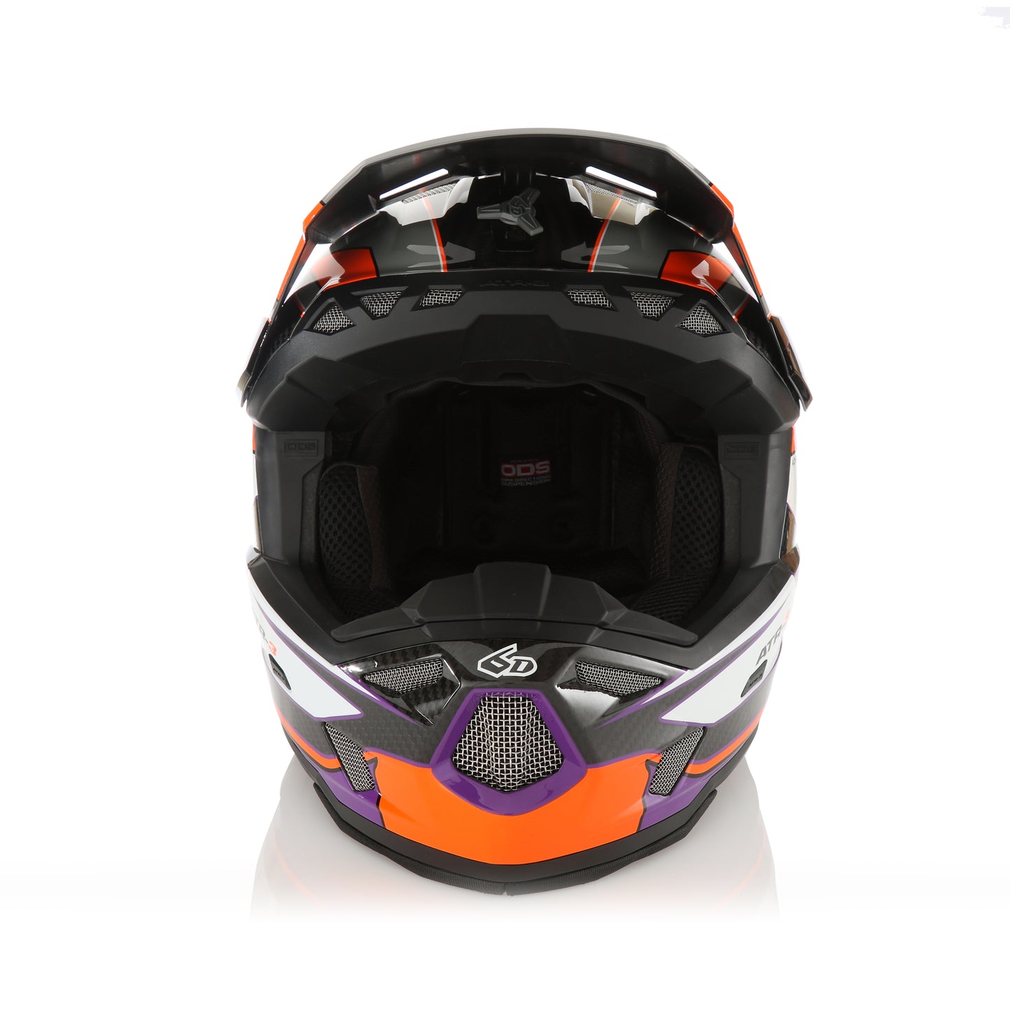 6D ATR-3 Hyper Helmet - Orange / Purple