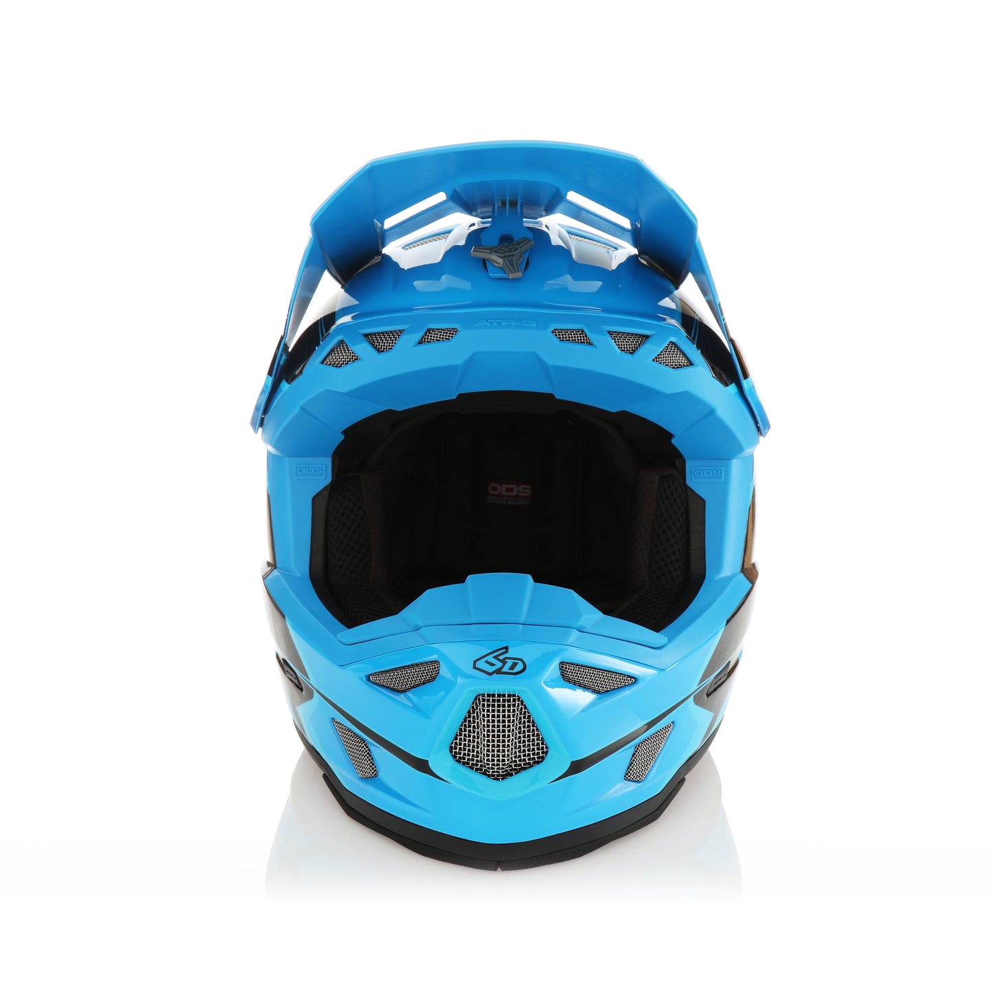 6D ATR-3 Wave Helmet - Cyan / Purple