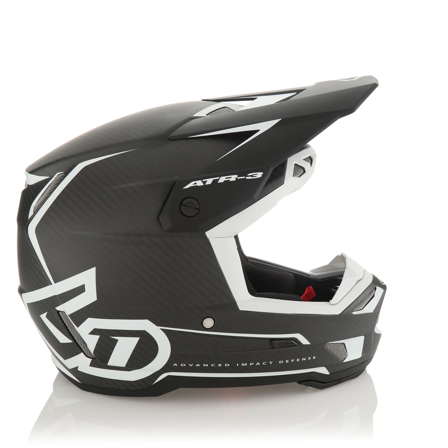 6D ATR-3 Nova Helmet - White Carbon